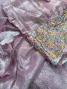 Pink organza