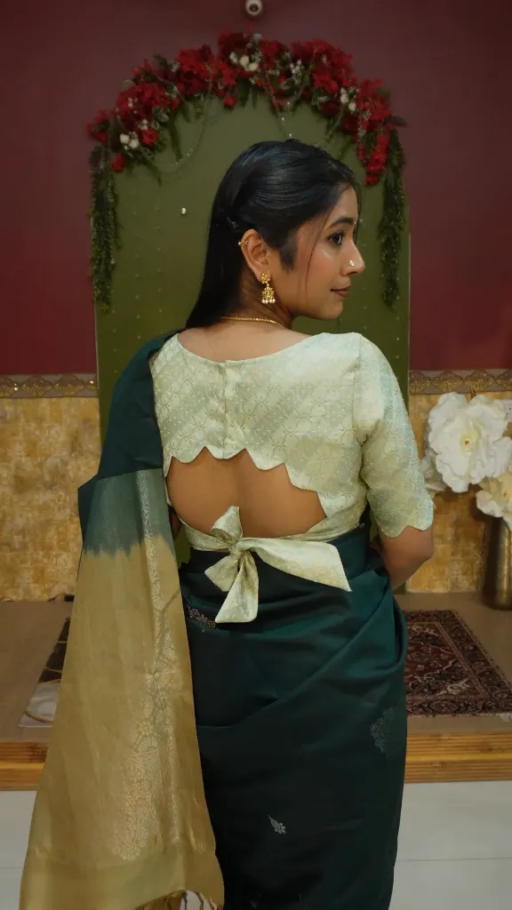 Scallop Designer Blouse