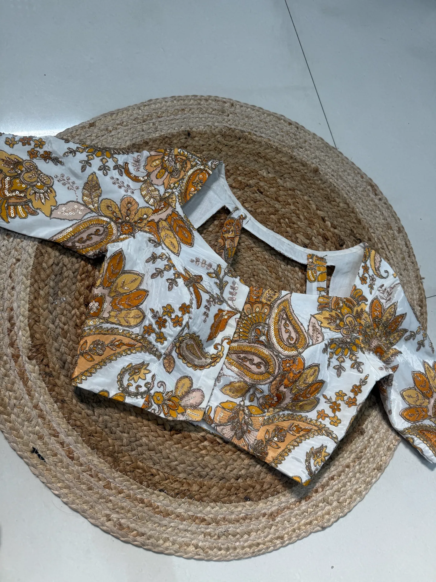 [kl-p1] Kalamkari blouse (S- M 34-36)