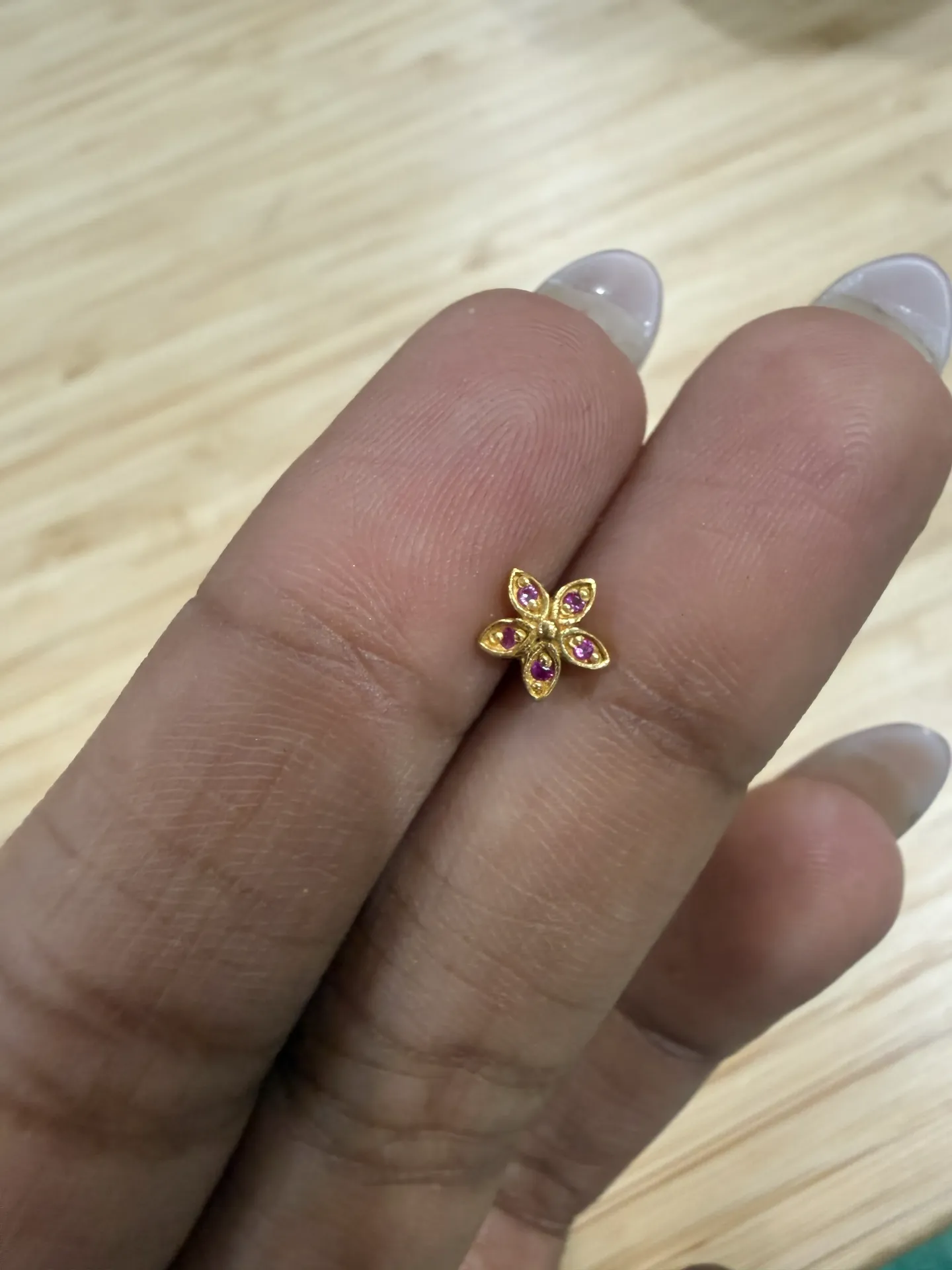 Small Flower Nosepins(92.5 Silver)