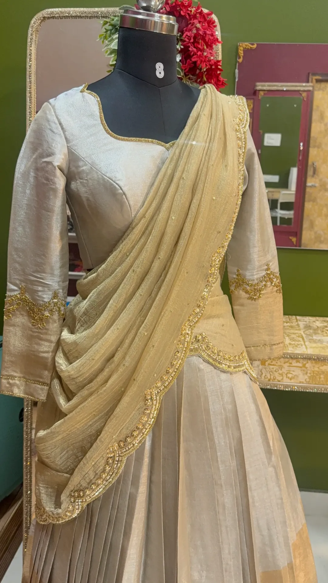[DL-1] Designer Lehenga (XS- 34)