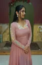 Mauve pink Anarkali