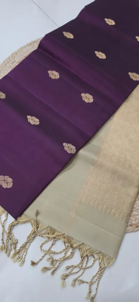 [JS-Ss] Jamun Soft silk saree