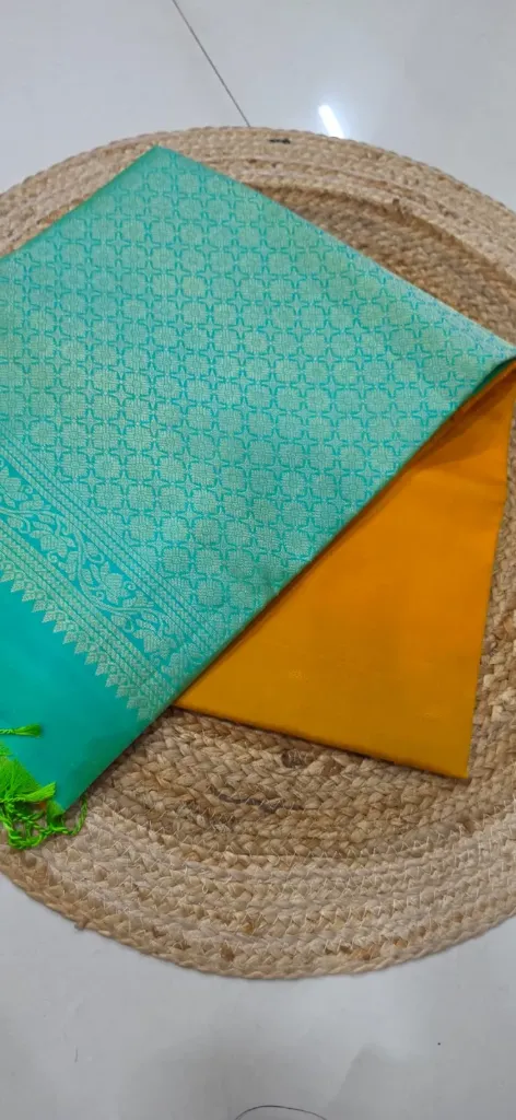 Mustard soft silk