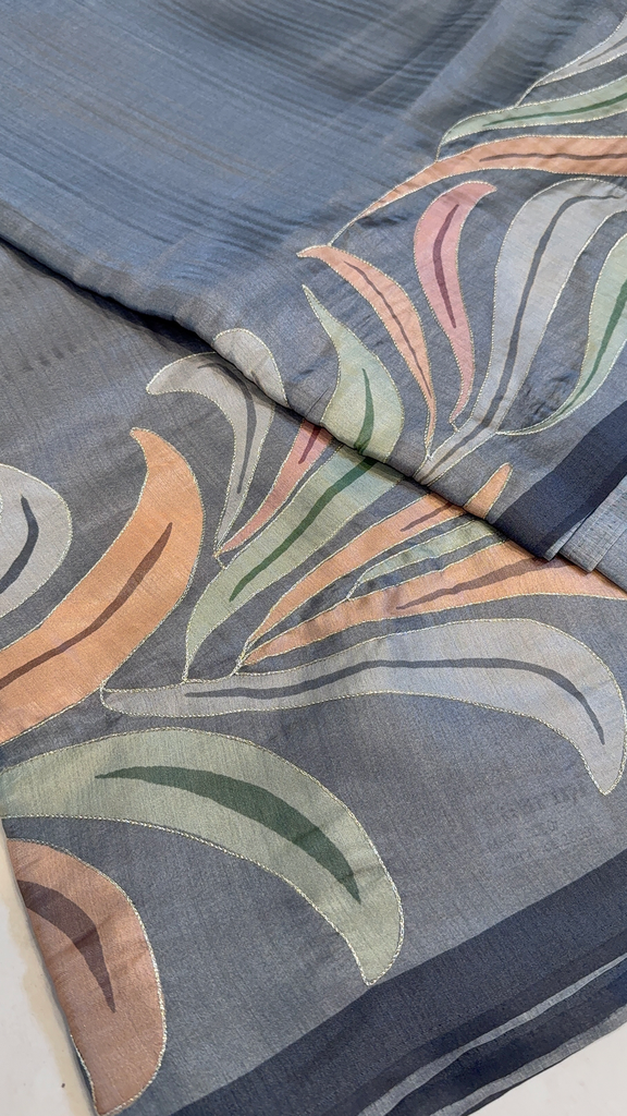 Soft silk appliqué 