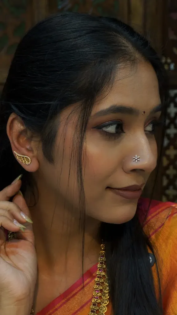 Feather Earstud(92.5 Silver)