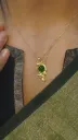 Natural green oynx Pendant