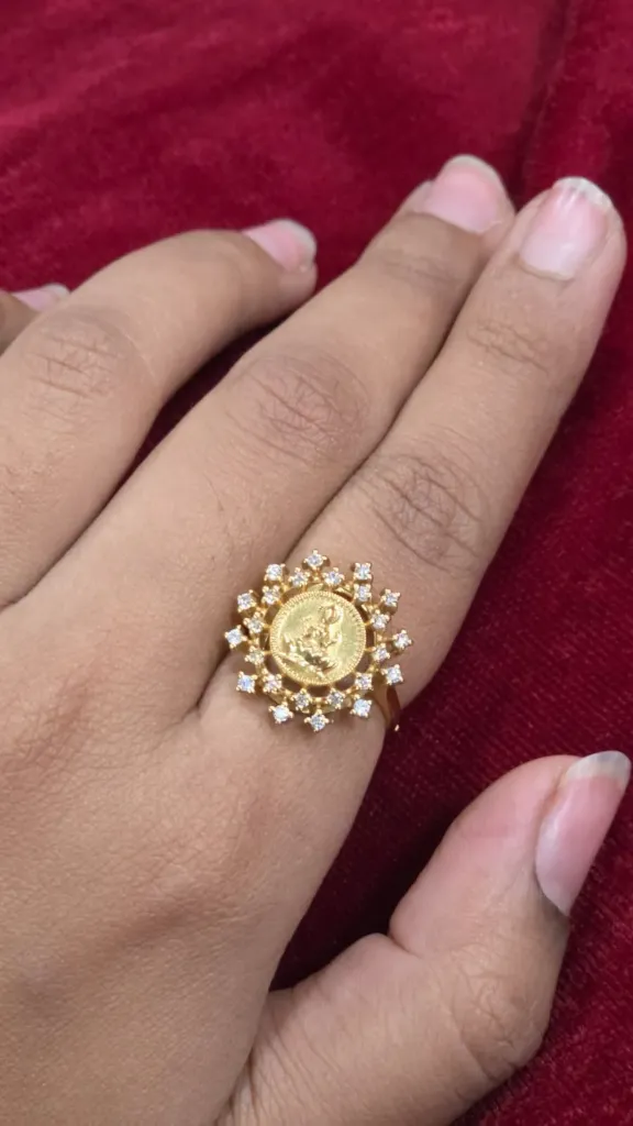 Lakshmi Coin Ring