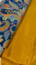 Crepe saree and blouse combo