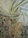 Gold tissue blouse piece