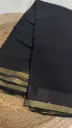 Chiffon with satin Border