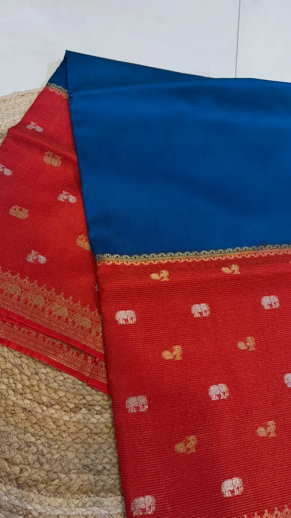 Half & Half elephant butta   (Orange)