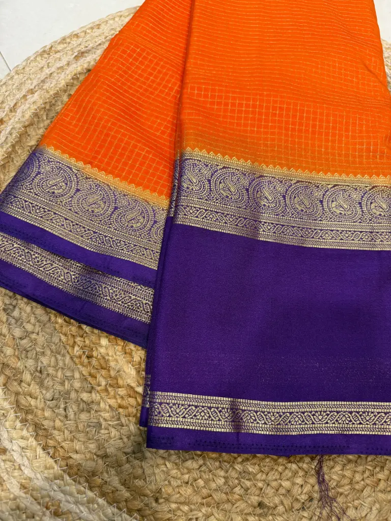 Mango Bentex border (orange & purple)