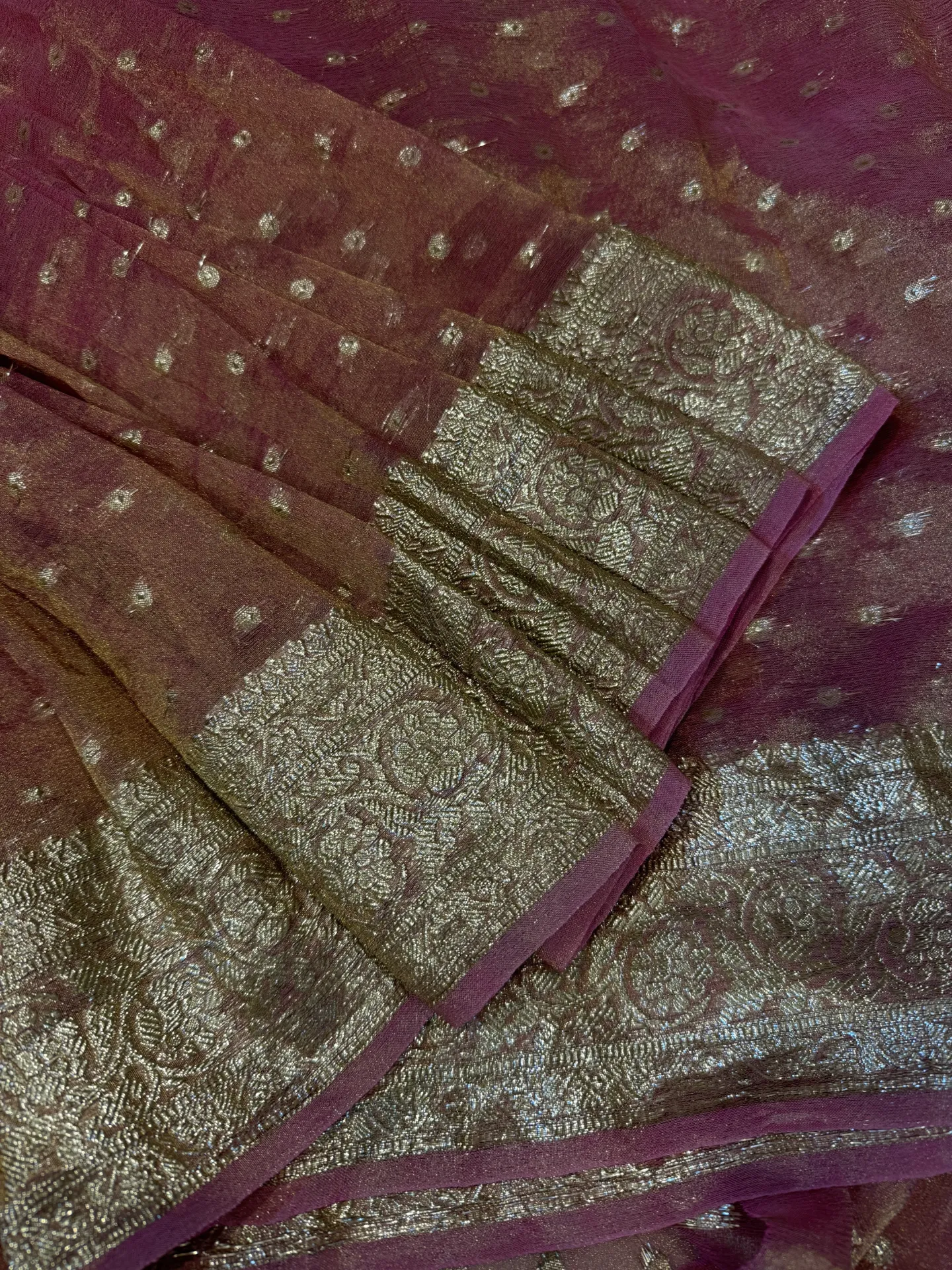Georgette Butta saree 