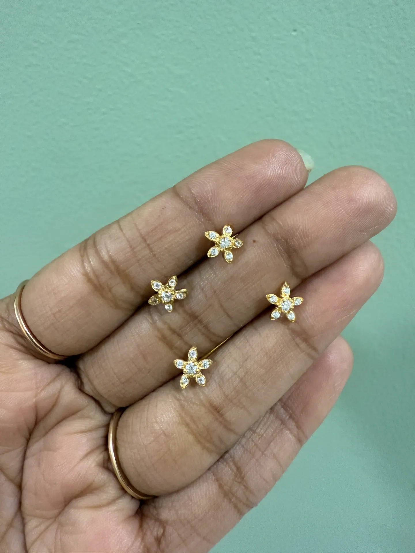 92.5 Silver Flower Nosepin