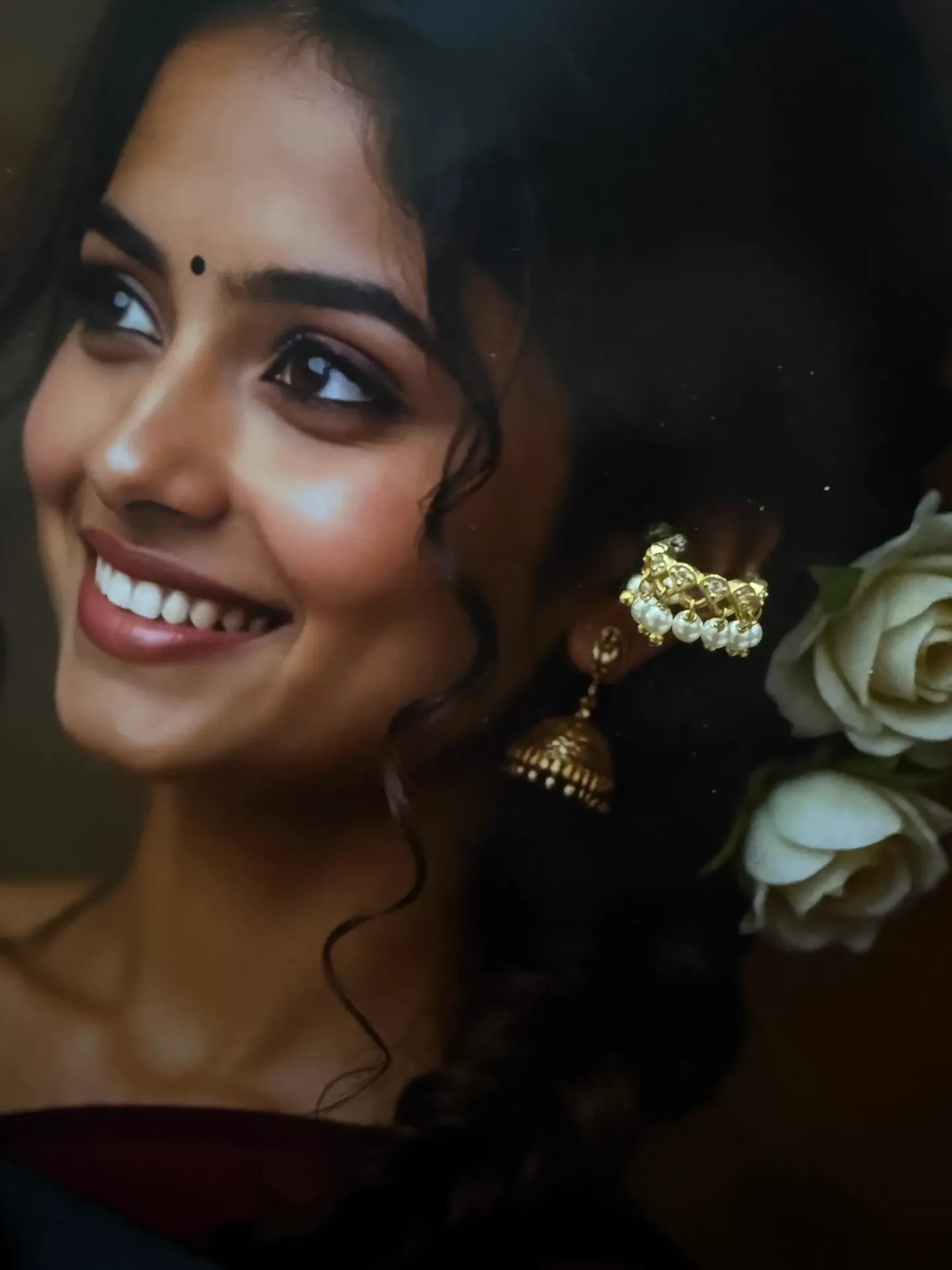 92.5 Silver pearl drop ear cuff