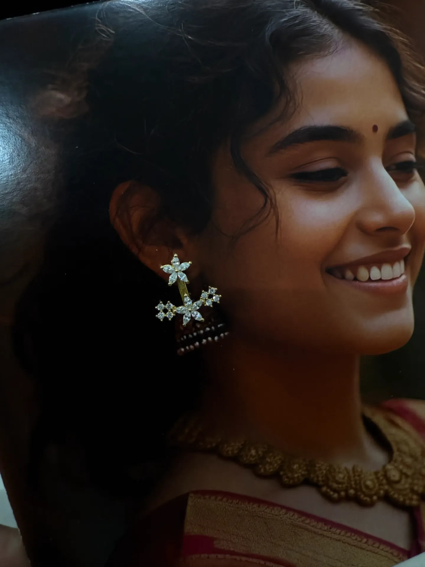 92.5 Silver Flower earstud