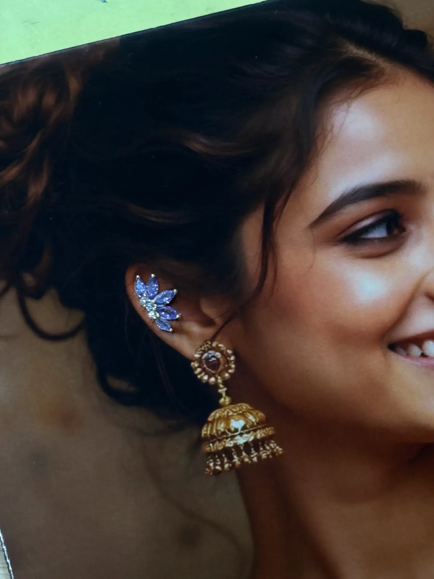 Half flower helix (92.5 Silver)