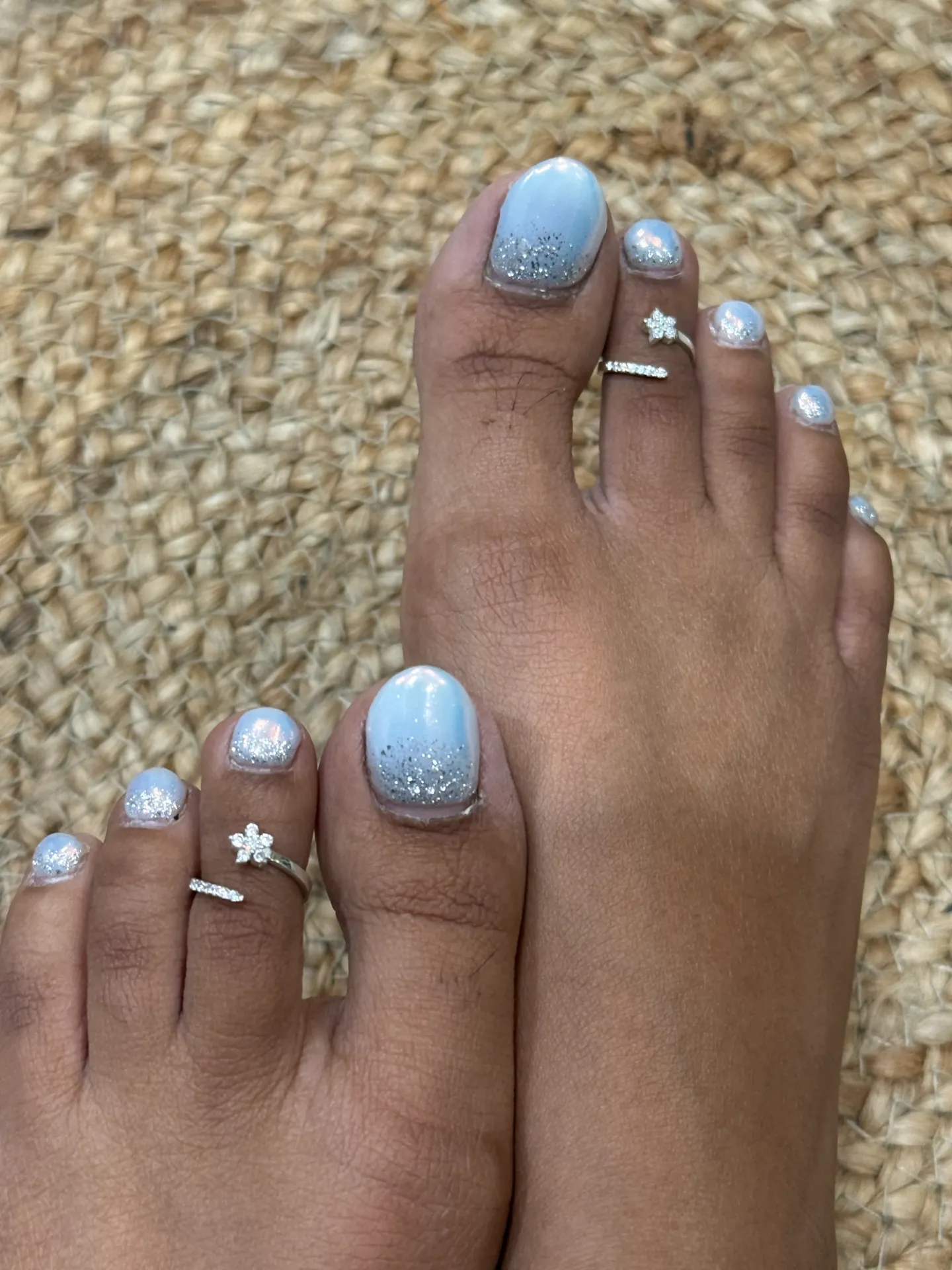 Toe Rings(92.5 Silver)