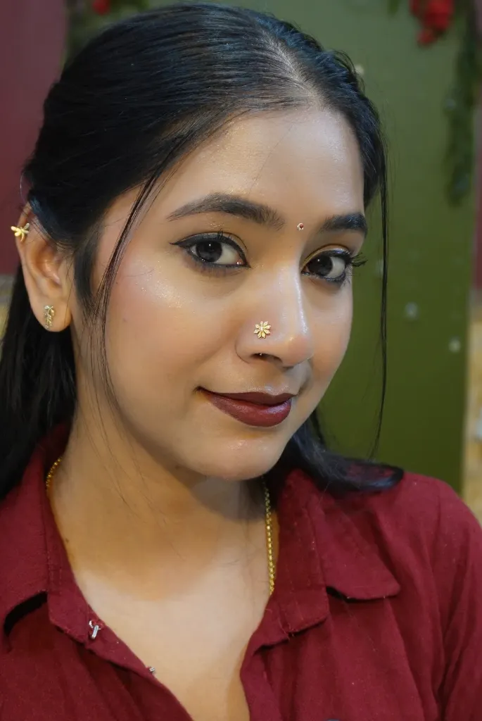 [SN-9] Sunflower Nosepin (9 carat gold)