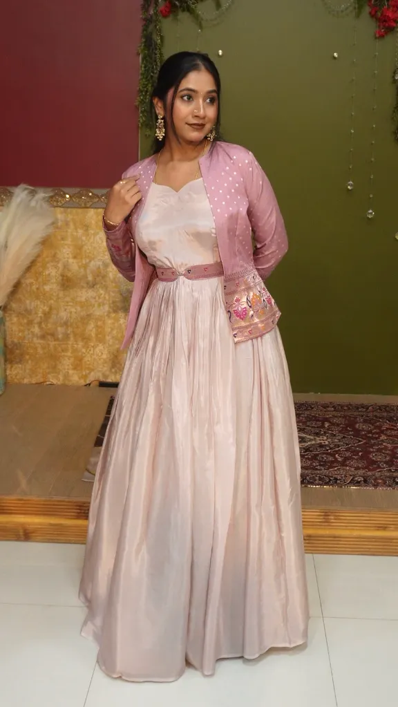 [PA-1] Pythani Anarkali (2 Piece) Pre book (S- M 34-36)