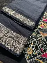 Black border saree