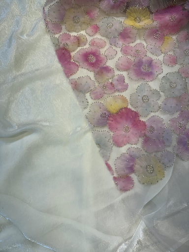 Floral party saree 