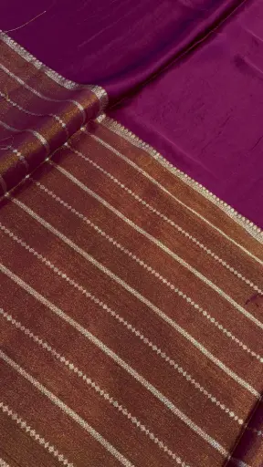 Half & Half dual tone saree